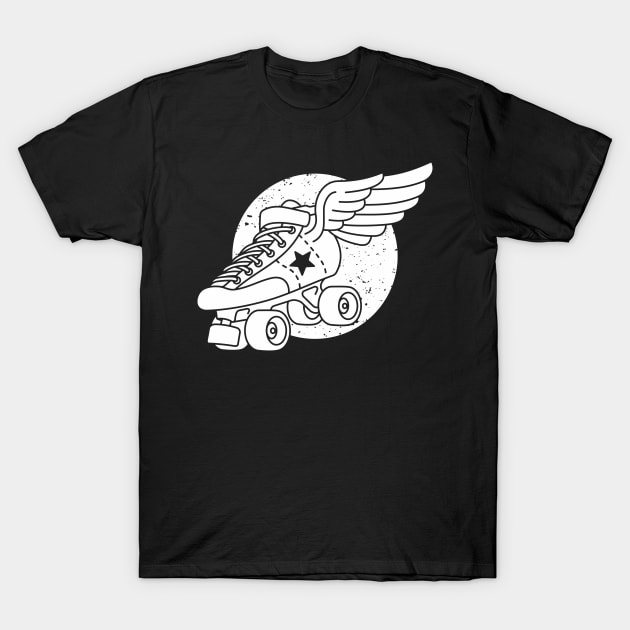 Jammer Winged Skate T-Shirt by Raygun Vectors